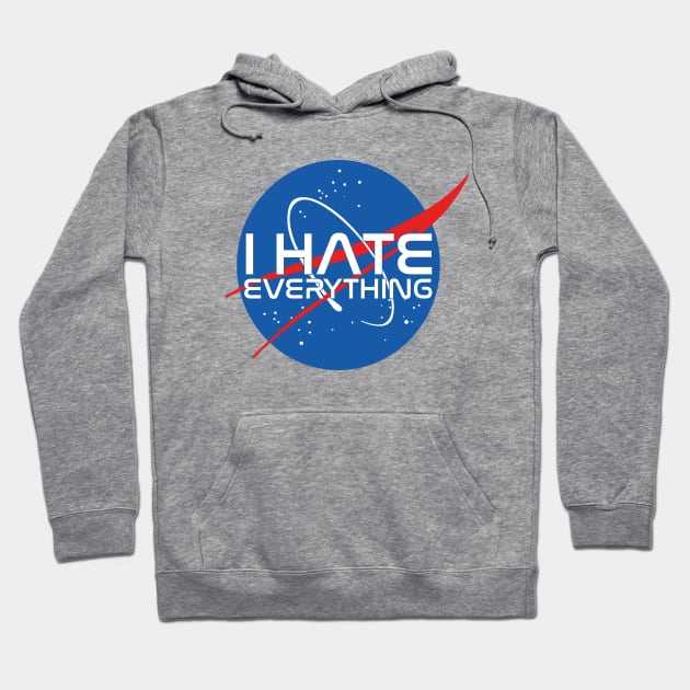 I hate everything Hoodie by Melonseta